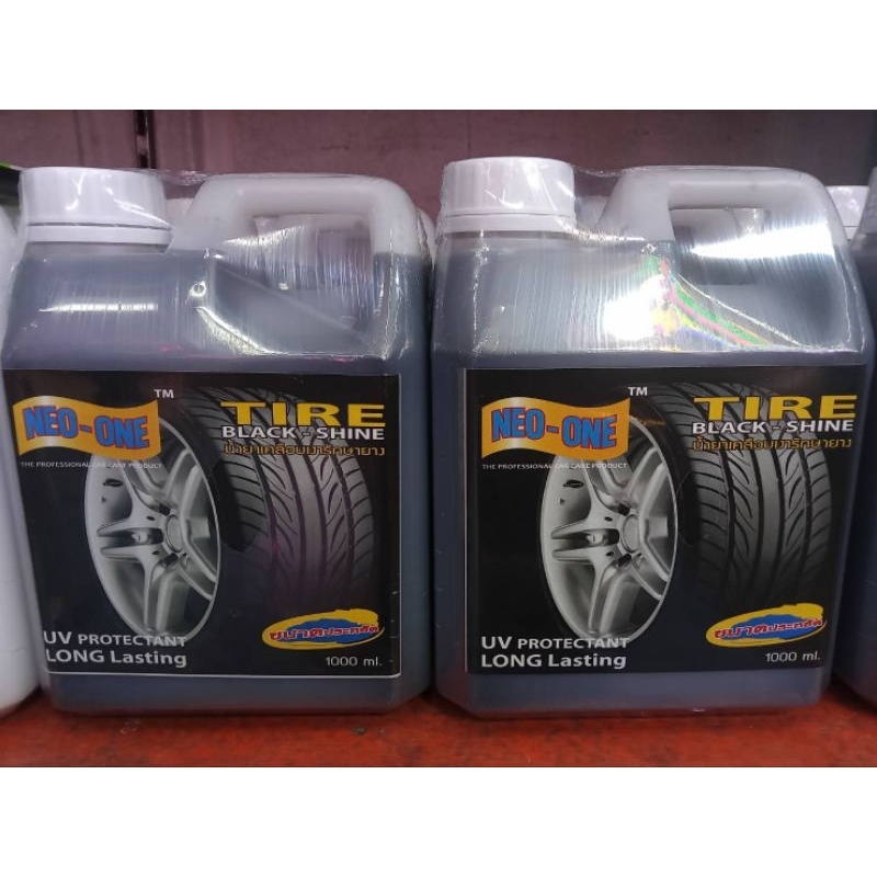 Tire black-shine นํ้ายาเคลือบเงายางดำ 1000ml