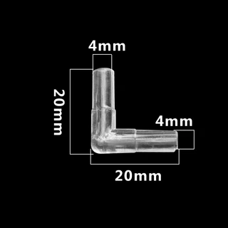 ข้อต่อ 4mm ข้อต่อพลาสติก ต่อตรง สามทาง วาล์ว กันย้อน ต่อสายออกซิเจน สําหรับตู้ปลา ปั๊มลม ปั๊มออกซิเจน