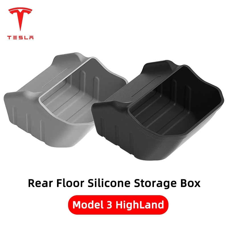 🚚จัดส่งจากไทย🚚ถังขยะ ที่ใส่ของใต้จอหลัง Tesla Model 3 Highland กล่องเก็บของอเนกประสงค์