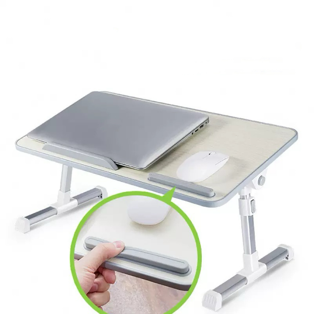 Laptop stands โต๊ะวางโน๊ตบุค ที่วางโน้ตบุค ขนาดพกพา ปรับสูงต่ำได้ พับเก็บง่ายสะดวก โต๊ะวางคอมแล็ปท๊อป สีเขียว (gray)