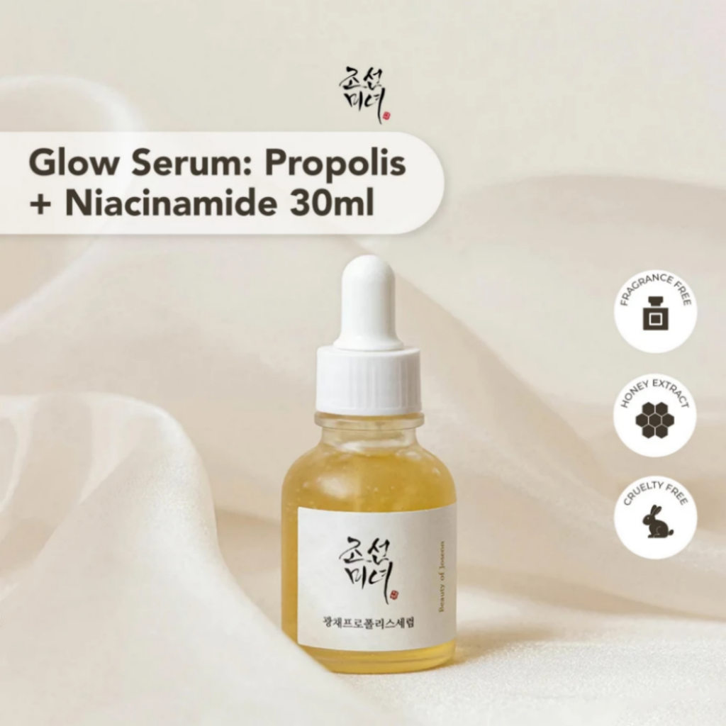 Beauty of Joseon Glow Serum Propolis + Niacinamide 30ml*1 บิวตี้ ออฟ โชซอน โกลว์ เซรั่ม โพรโพลิส + ไนอะซินาไมด์