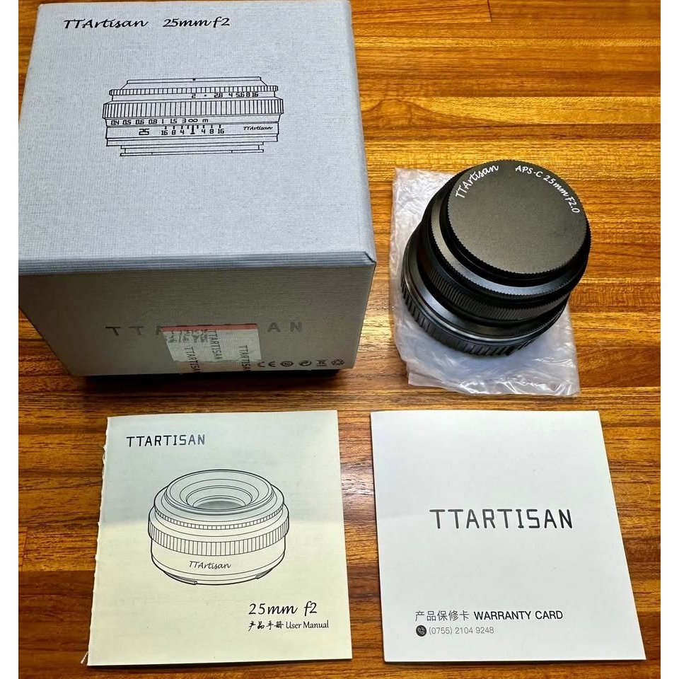 เลนส์ Manual Focus 7Artisans  APS - C  25 mm  F2   Z - Mount  ,  APC-S  25 mm  F 1.8   M 4/3  Mount