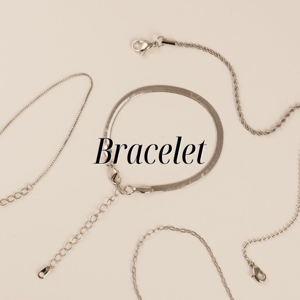 Flat Bracelet สร้อยข้อมือแบบเรียบ ราคา ถูกที่สุด ดีลบีเคเค