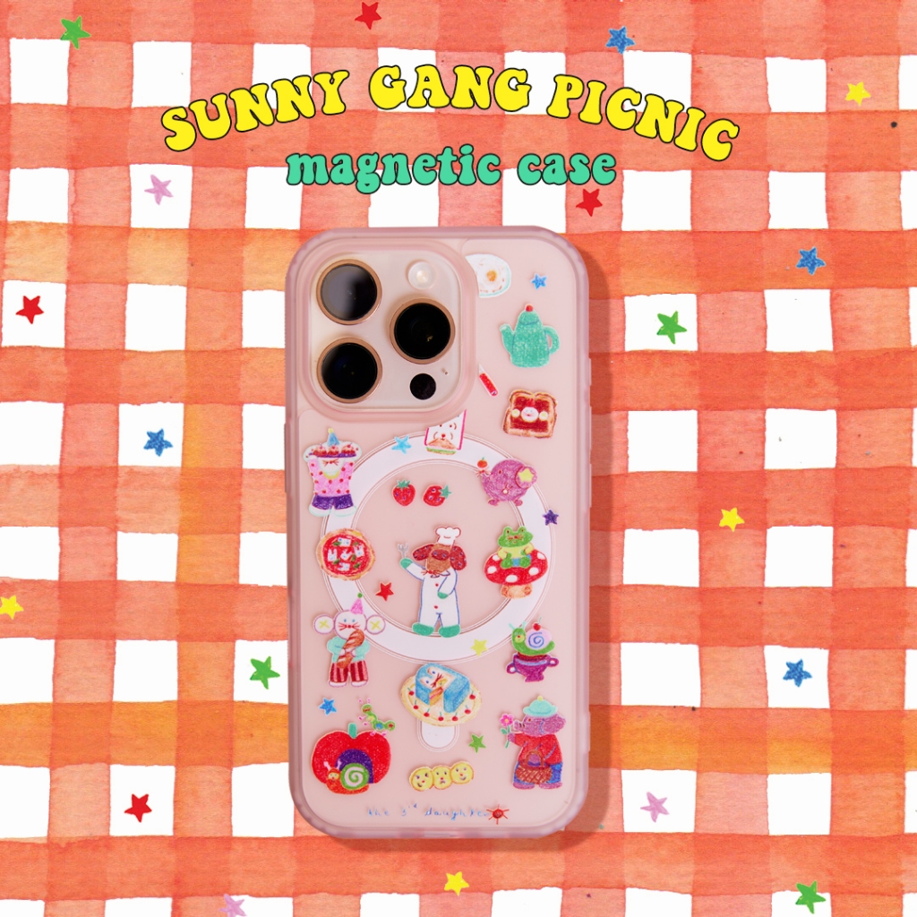 Sunny Gang Picnic Magnetic Case เคสแม่แหล็ก