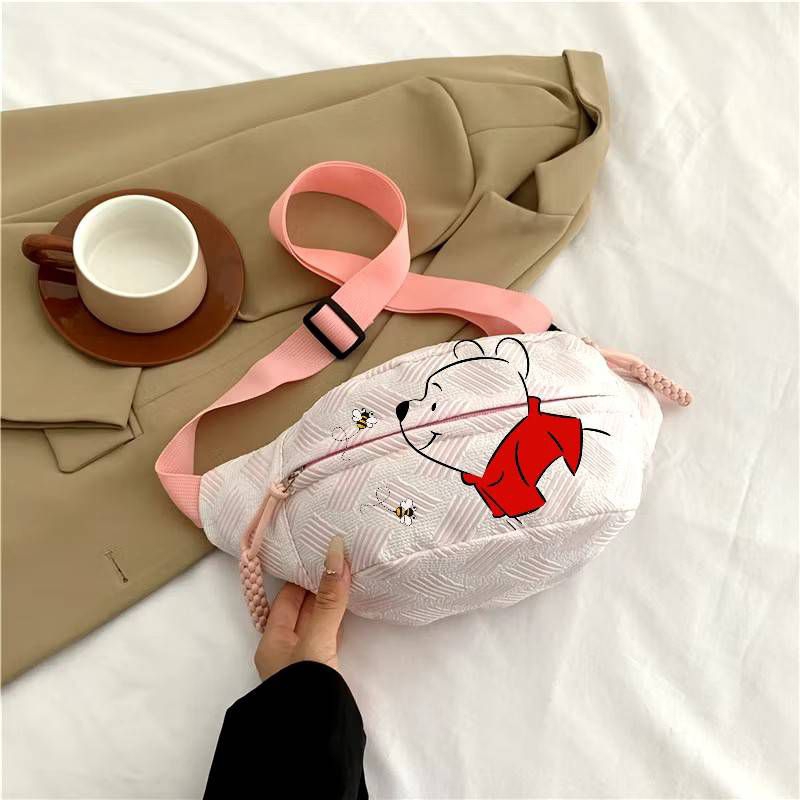 กระเป๋าคาคอกผ้าไนลอนกีนน้ำสกรีนลาย - รูปที่ 2