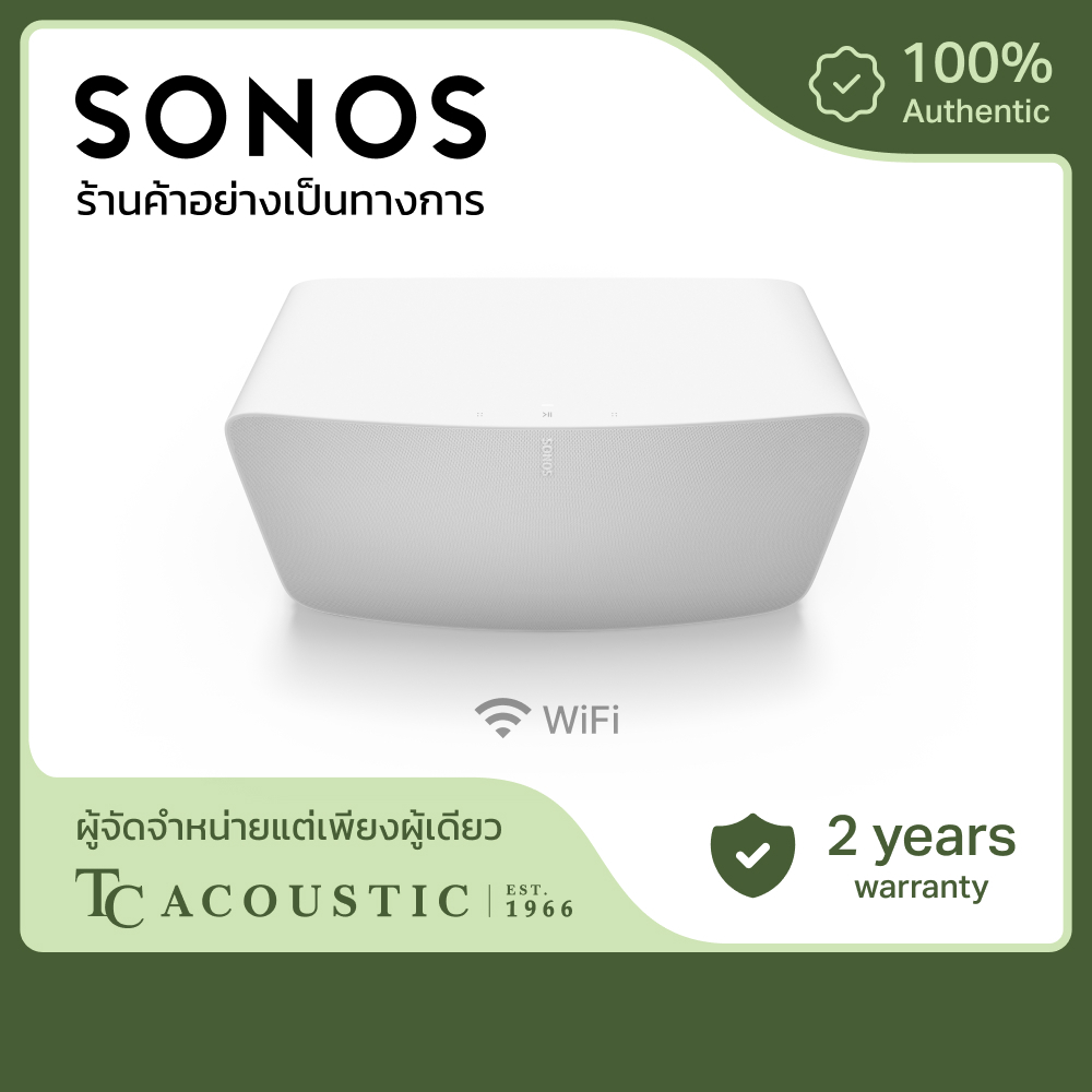 Sonos ลำโพง รุ่น Five - | ลำโพงไร้สาย | Multi-Room Wireless Home Speaker