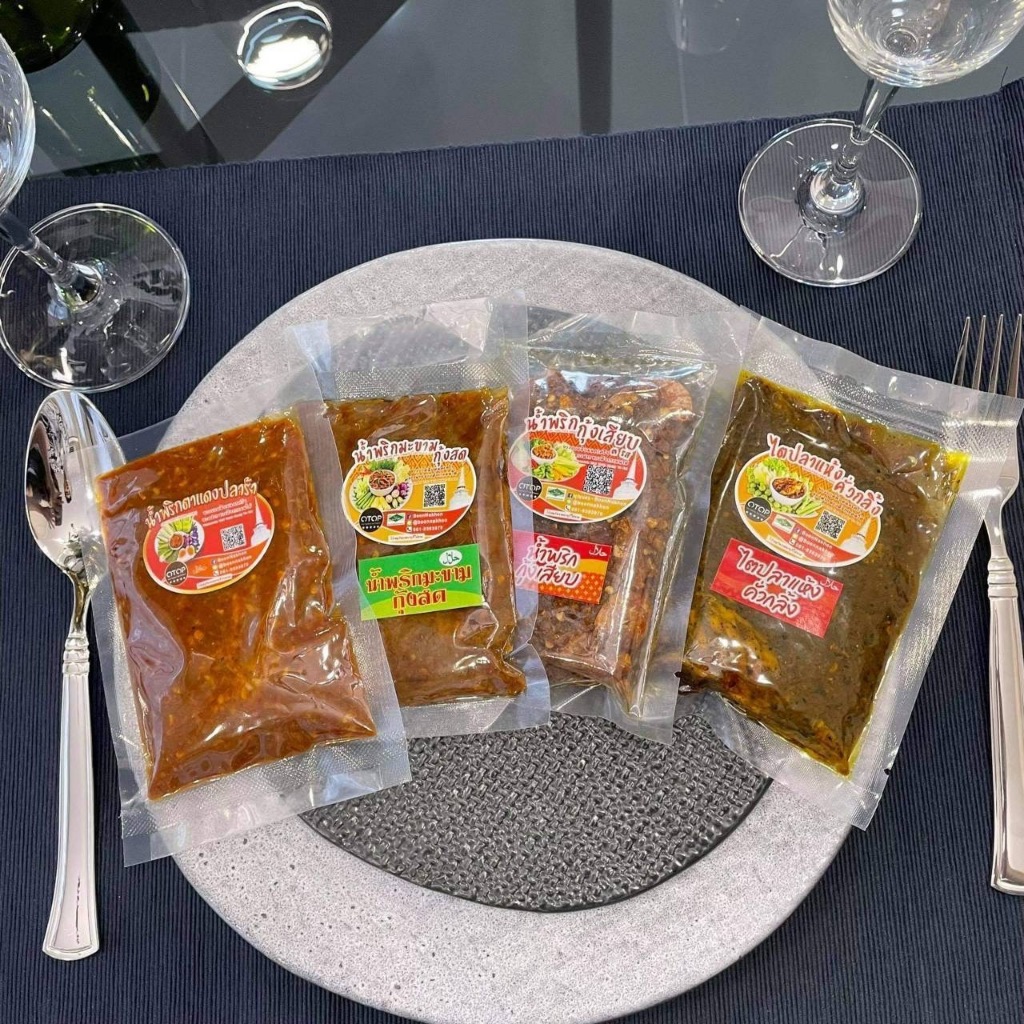 บุญนคร น้ำพริก น้ำพริกใต้ 100 กรัม ของดีเมืองนครฯ