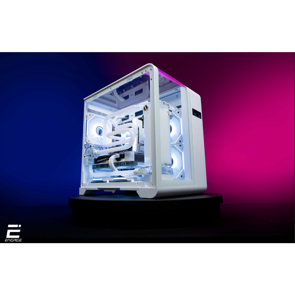 (รับหน้าร้านได้ ) คอมระบบชุดน้ำเปิด (เคส สีน้ำเปลี่ยนได้ )(I5 12400f /rtx5060/ram32/3200/m.2-1tb)