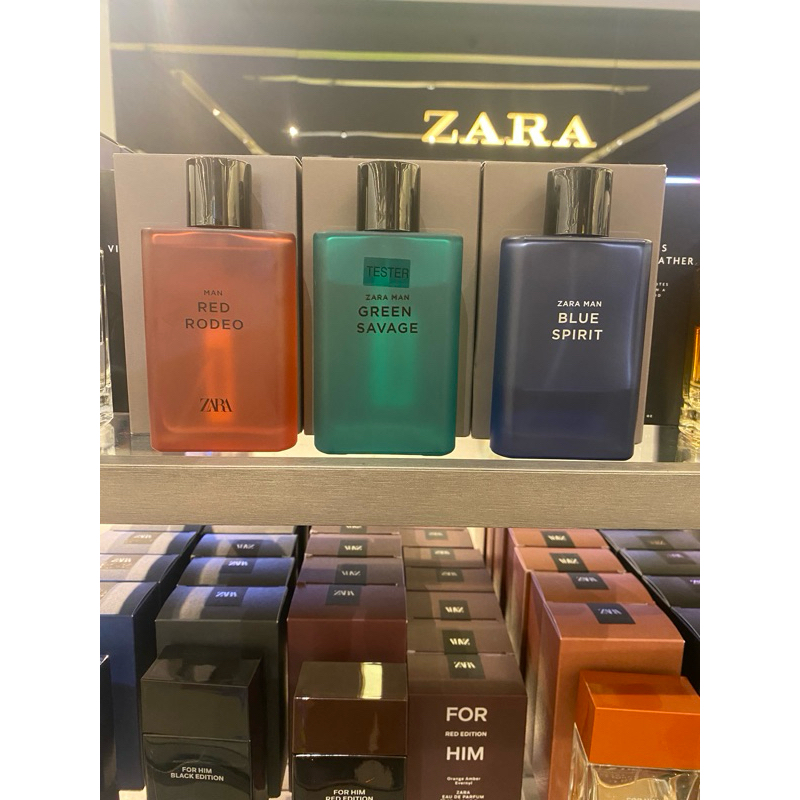 น้ำหอมผู้ชาย ZARA MAN 800 BLACK/Navy Black/ Green Savage/ Red Rodeo/Blue Spirit