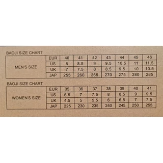💥ส่งฟรี💥Baoji แท้💯% คัทชูหนังขัดมัน รุ่นBJ3385/BJ3375/BJ8007/BJ9002 ไซส์ 39-47