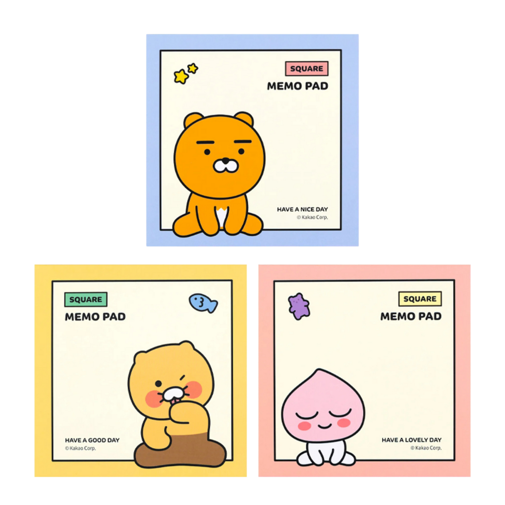 KAKAO Square Memo Pad กระดาษโน๊ต