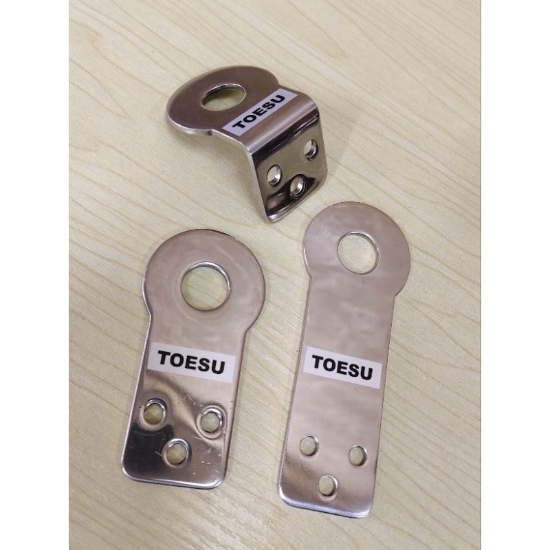 #ขาเจาะแจคเม้ายึดเหล็กเสาวิทยุสื่อสารแบบตรงแบบงอ