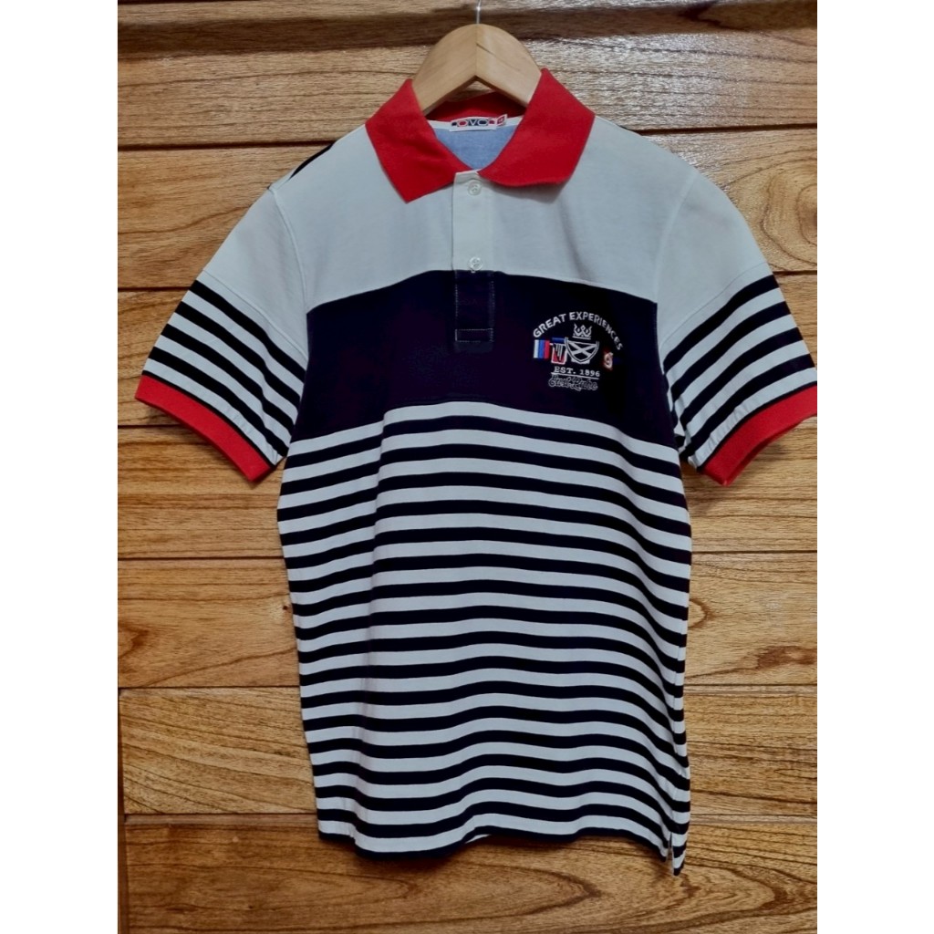 OVO KIDS เสื้อโปโลเด็กลายขวาง size16 มือสอง