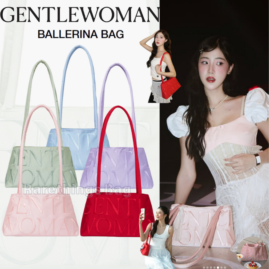 Gentlewoman Ballerina Bag กระเป๋าผ้า RED SWAN กระเป๋าสะพายบัลเล่ต์