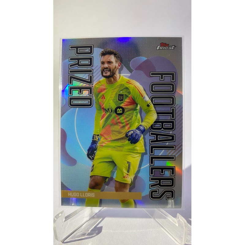 การ์ดนักฟุตบอล HUGO LLORIS, LA GALAXY ,TOPPS FINEST 2024 PRIZED FOOTBALLERS
