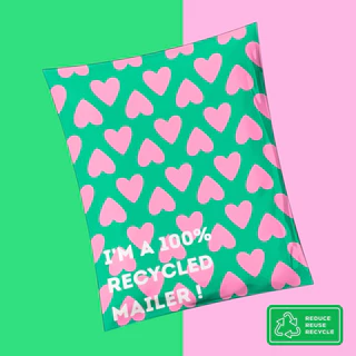 (50 ซอง|แพค) ซองพัสดุ ซองไปรษณีย์พลาสติกรีไซเคิล I'm 100% Recycled Mailer