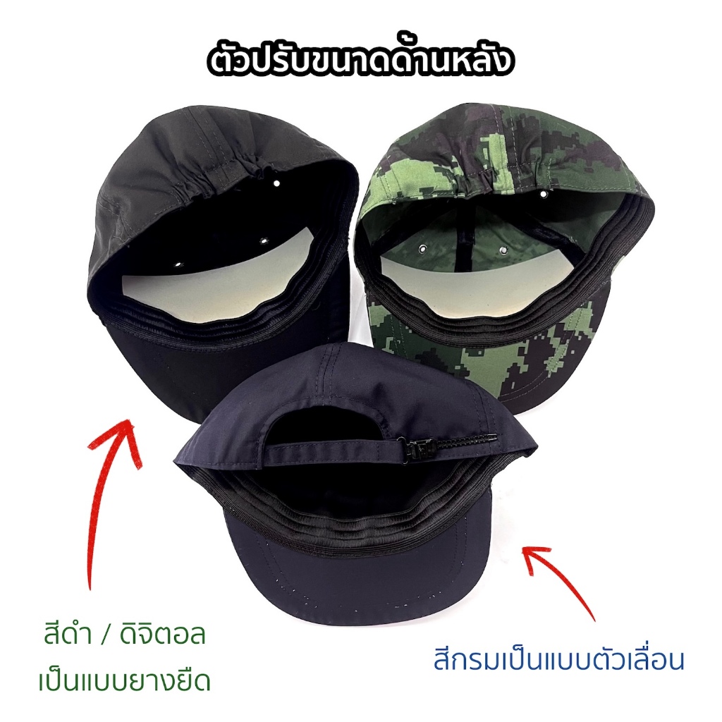 หมวกจ๊อกกี้ ผ้าโทเร หมวกแก๊ป - รูปที่ 2