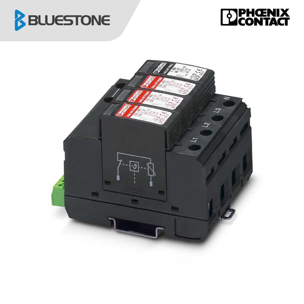 VAL-MS 230/3+1 FM  with Remote alarm contact Surge protector อุปกรณ์ป้องกันฟ้าผ่า ไฟกระชาก Type 2 - 2838199