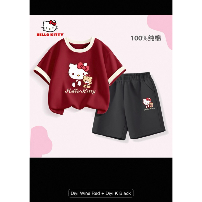 Hello kitty แท้ เสื้อยืด T-shirt เด็ก