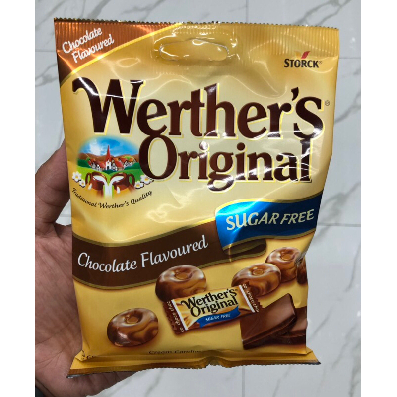 Werther’s Original รส Chocolate candies sugar free ขนาด 60g