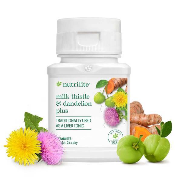 🌻Milk Thistle and Dandelion Plus (60เม็ด)บำรุงและล้างพิษตับ
