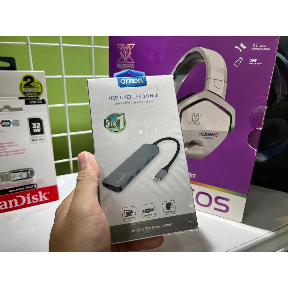 USB Hub 3.0 Onten 5 in 1 ของใหม่แกะกล่อง