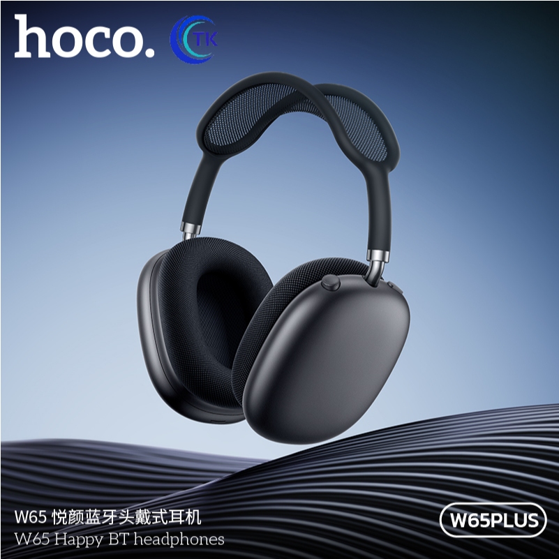 หูฟัง Headphones ANC BT5.4 มีปุ่มปรับระดับเสียง 400mAh สไตล์นอร์ดิก มี 6 สีให้เลือก HOCO W65Plus