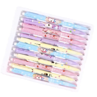 🎊แพ็ค12ด้าม สุ่มลายการ์ตูน931-936🎊ดินสอกดไส้+หัวยางลบ 0.5MM ลายการ์ตูน น่ารัก น่าใช้ เครื่องเขียนสำนักงาน โรงเรียน