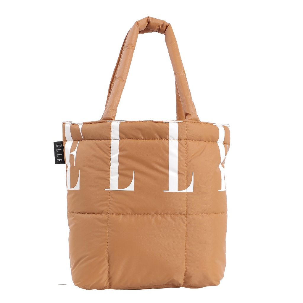ELLE  กระเป๋าผ้า Puffy Bag Marshmallow ใบเล็ก สกรีน ELLE  8  สี รุ่น H8H012