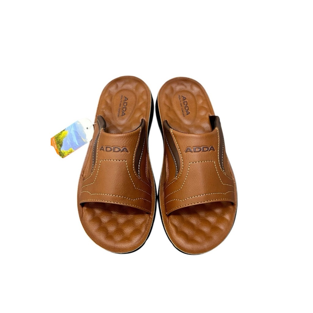 รองเท้าแตะ ADDA พื้นสุขภาพงานพร้อมกล่อง  รุ่น 73802  Size 39-45  สี น้ำตาลอ่อน ดำ น้ำตาล (RR28)