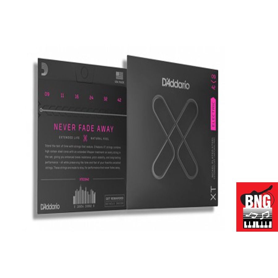สายกีต้าร์ไฟฟ้า D'Addario รุ่น XT  แท้