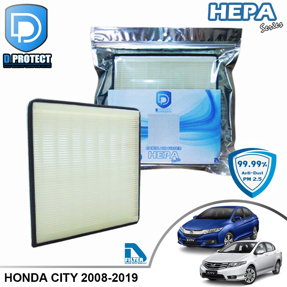 กรองแอร์ Honda ฮอนด้า ซิตี้,แจ๊ส City,Jazz 2008-2019,Civic FC 2017-2020 HEPA (Hepa Series) RB042H-HD1-HEPA