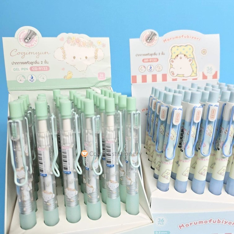 ปากกา Oniso x Sanrio 9133 หมึกน้ำเงิน 0.5 แห้งไว ลายลิขสิทธิ์ kitty cogimyun โอนิโซะ (กล่อง 36 ด้าม) - รูปที่ 3