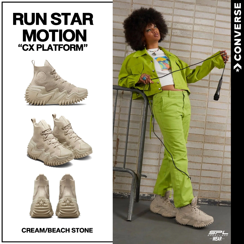 Converse Collection คอนเวิร์ส รองเท้าผ้าใบ รองเท้าข้อสูง UX Run Star Motion A03925CS3CMXX / A03242CH