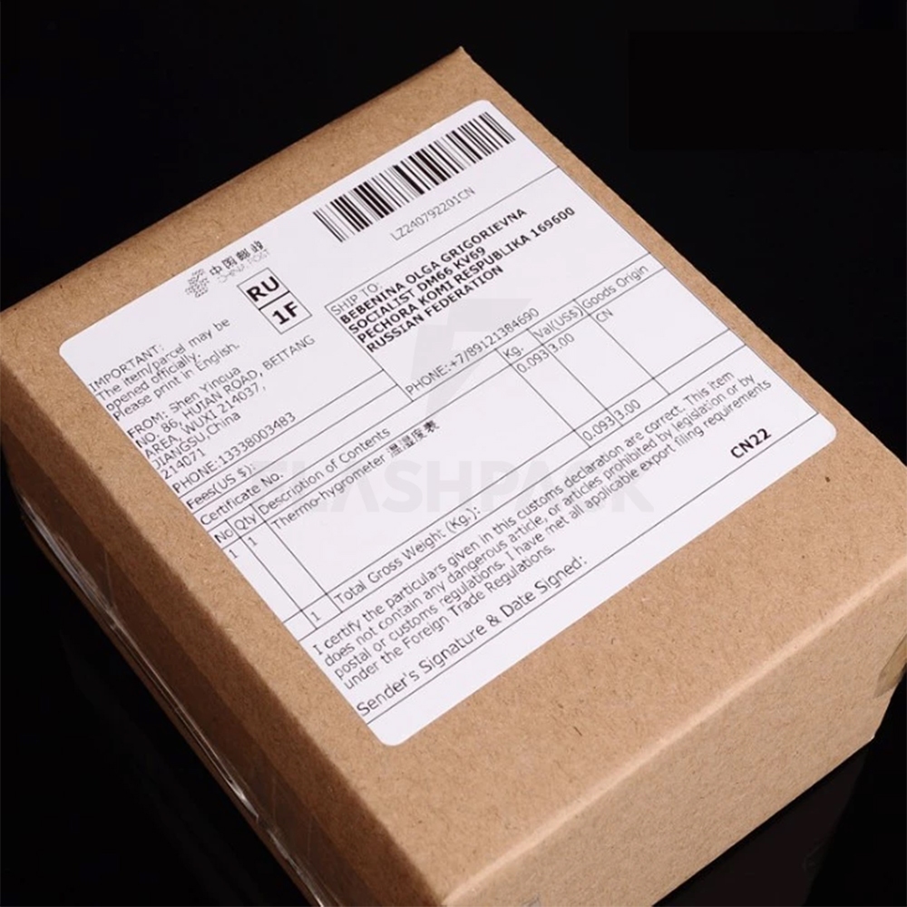 สติ๊กเกอร์ความร้อน ไม่ใช้หมึก 100x150 (500แผ่น)  พิมพ์ ใบปะหน้า ฉลาก บาร์โค้ด สติกเกอร์ Sticker