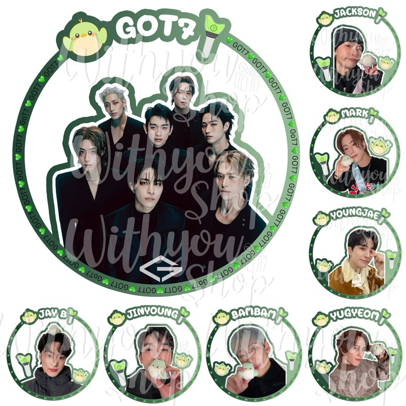 พัดgot7 nestfest  พัดใส พัดกลมใส ลายgot7 มาร์ค แบมแบม จินยอง เจบี แจ็คสัน ยูคยอม ยองแจ สินค้าพร้อมส่ง