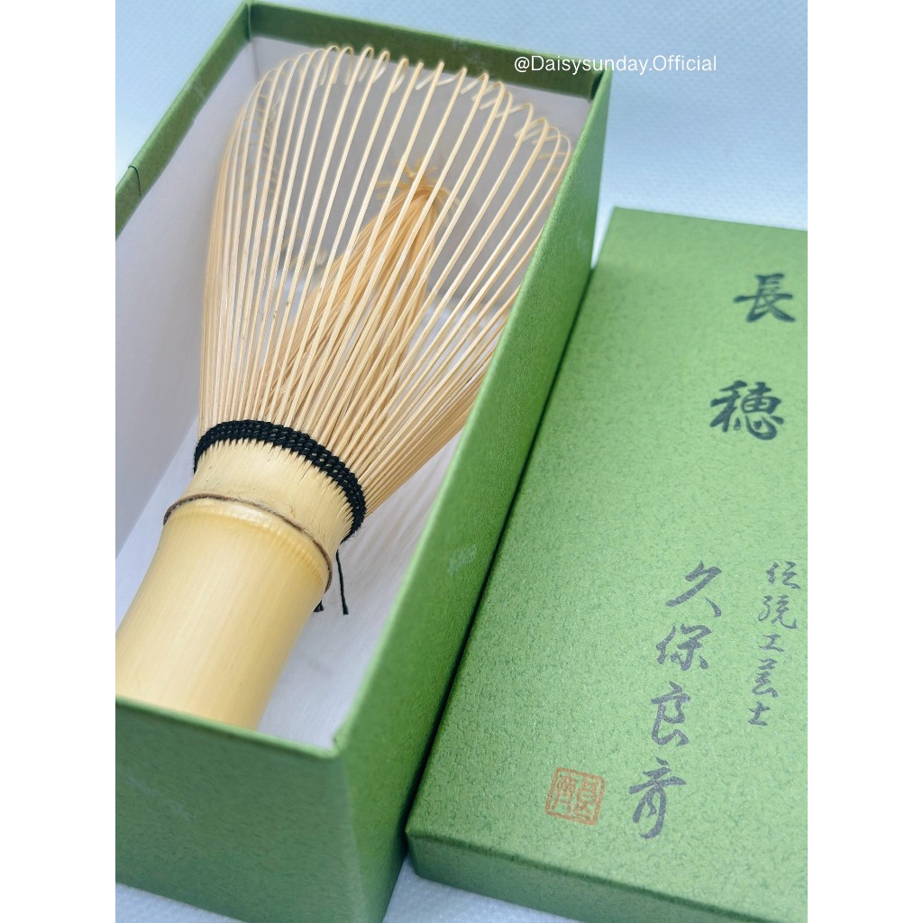 (สินค้าพร้อมส่ง) Chasen รุ่น WRare-12 〰️☁️🎏 แปรงไม้ไผ่ขาว เหมาะสำหรับ (Usucha) Made in Japan  🇯🇵