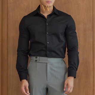 [Limited] เสื้อเชิ้ตทรง Slimfit ผ้ายับยาก เสริมบุคลิกให้ดูหล่อ - WDNSDAY Shirt