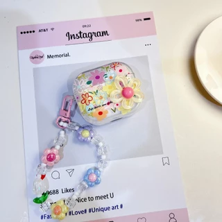 【 ดอกไม้ใหญ่ 】เคสหูฟัง i12 i11 i13 เคสใสการ์ตูนนูน 1 2 3 เคสหูฟังบลูทูธ gen gen1 gen2 เคสหูฟังไร้สาย Pro Pro2 Airpods 4