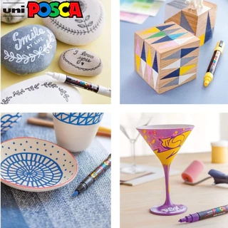 uni POSCA ปากกามาร์คเกอร์ ยูนิ พอสก้า PC-3M / PC-5M Paint Marker Japanese Product จำนวน 1 ด้าม