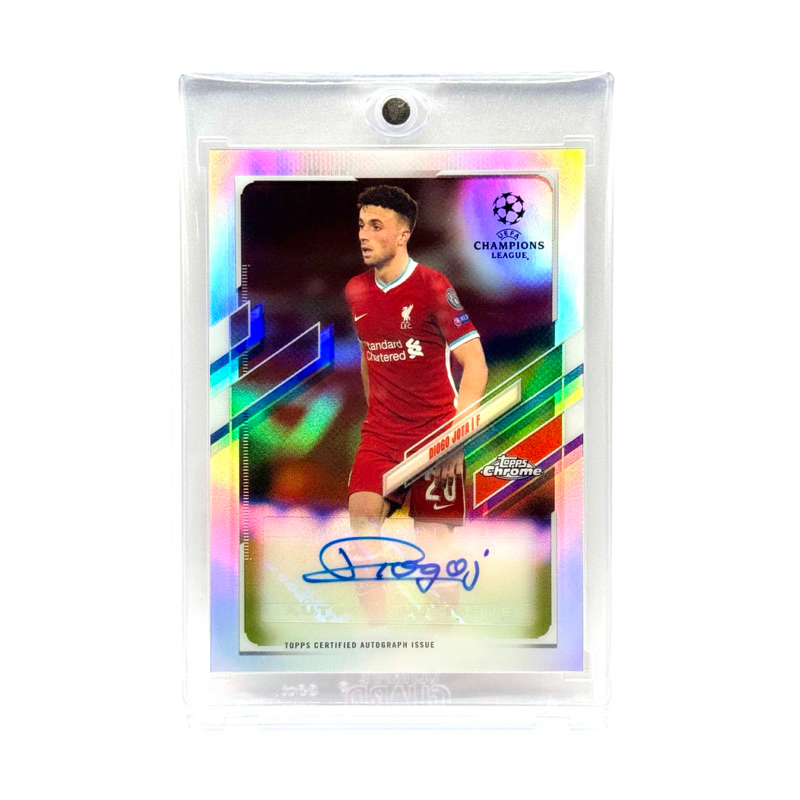 Topps Chrome UCL 20/21 Diogo Jota Liverpool FC Base Autograph