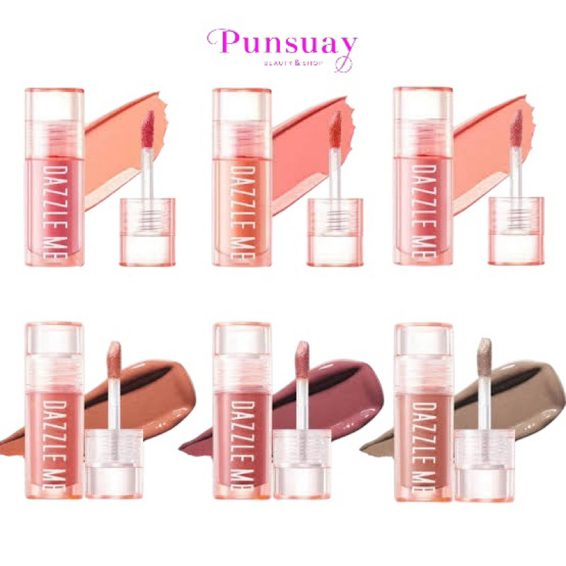 Dazzle Me แดซเซิล มี ฮาร์ท เมลท์ ครีมมี่ ลิควิด บลัช 2.5กรัม