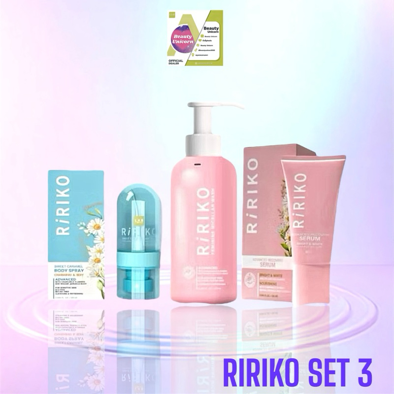 (ส่งด่วน) ริริโกะ เซ็ท RIRIKO SET 3 ชิ้น ผลิตภัณฑ์สำหรับจุดซ่อนเร้น