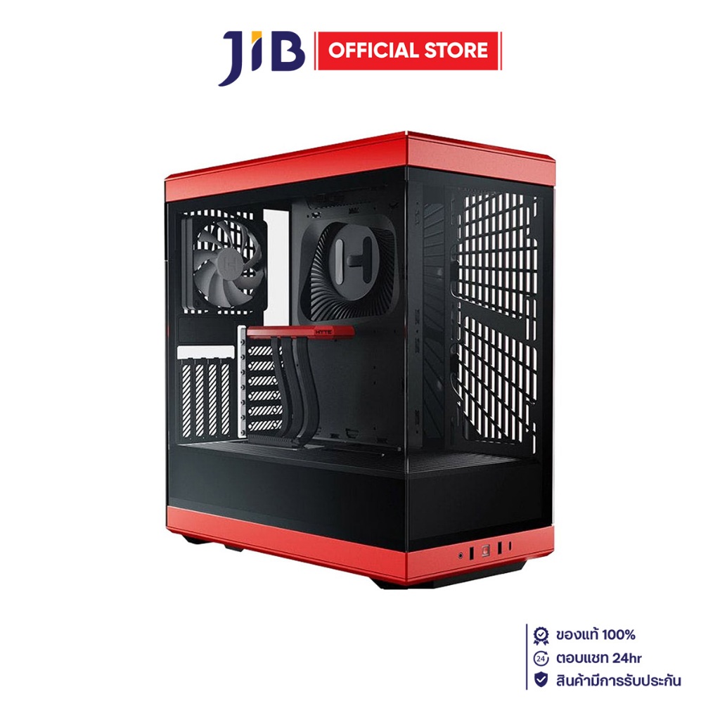 CASE (เคส) HYTE Y40 (BLACK CHERRY) (ATX)