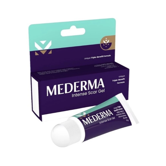 =Mederma Intense Scar Gel มีเดอม่า เจลลด รอยแผลเป็น รอยสิว รอยแผลเป็นใหม่ และ รอยแผลเป็นเก่า ขนาด 10 กรัม