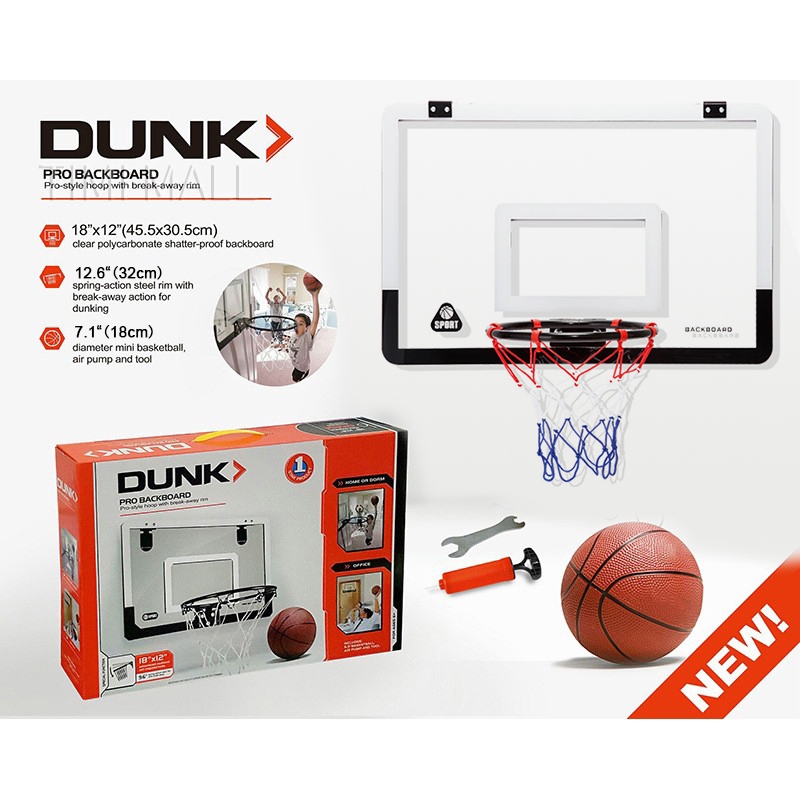 พร้อมส่งครบชุดพร้อมที่สูบ แป้นบาส แป้นบาสเด็ก บาสเกตบอลเด็ก basketball