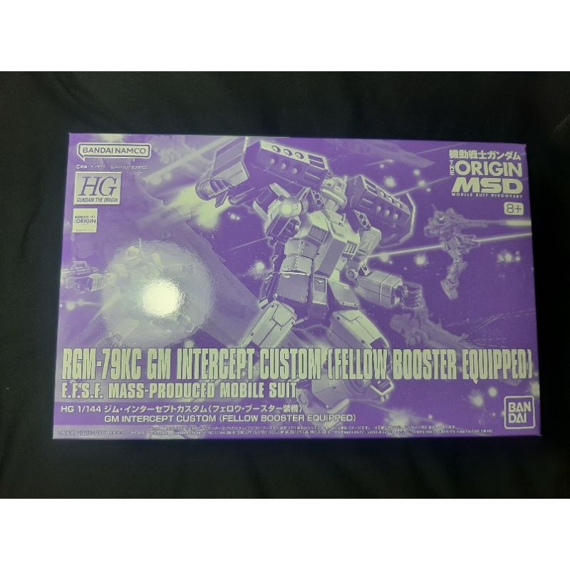 HG 1/144 GM Intercept Custom [Fellow booster equipped]