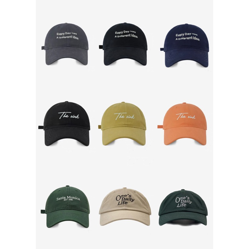 รวมหมวกแก๊ปunisex งานนำเข้า Caps