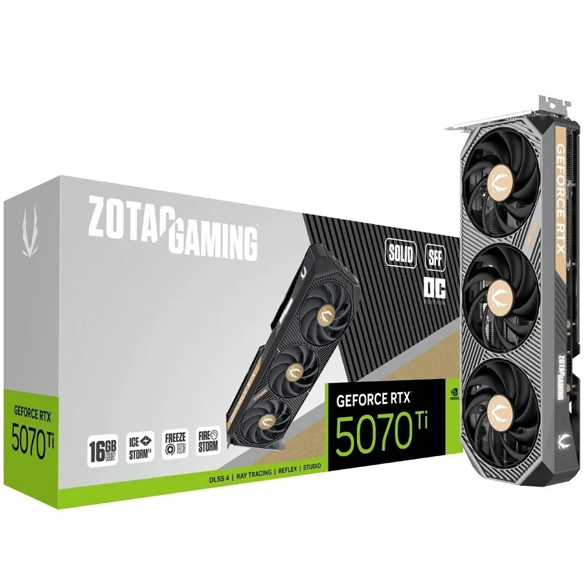 ZOTAC RTX5070Ti SOLID SFF GAMING OC 16GB GDDR7