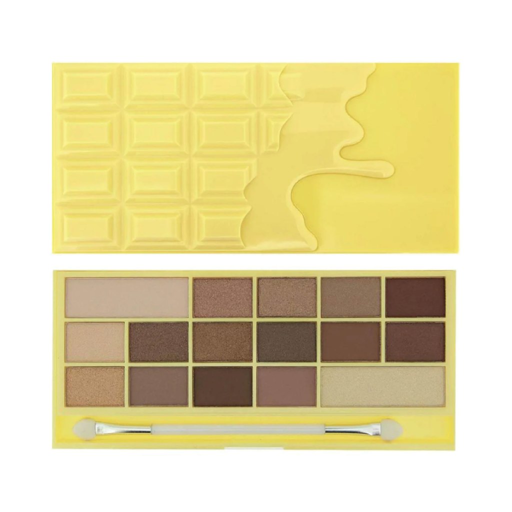 ของแท้ (กล่องบุบมีรอย) I Heart Revolution Chocolate Palette -White Chocolate